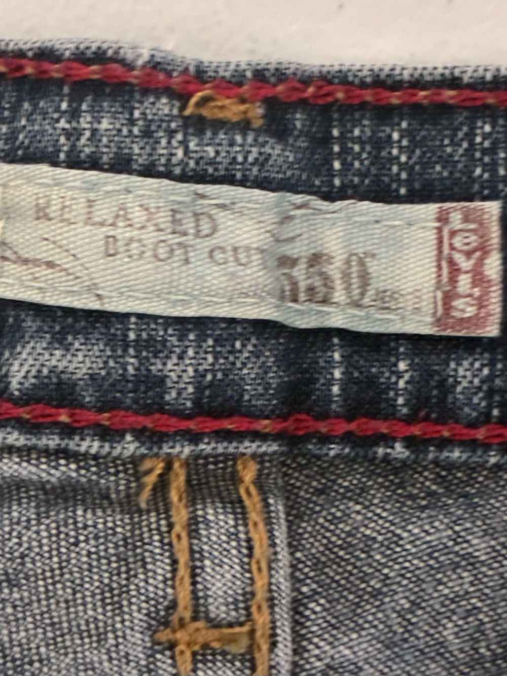 Levi’s 550 Relaxed Bootcut Jeans Y2K Made in Mexico Medium Wash Size 12S 31x28.5 - Picture 6 of 10